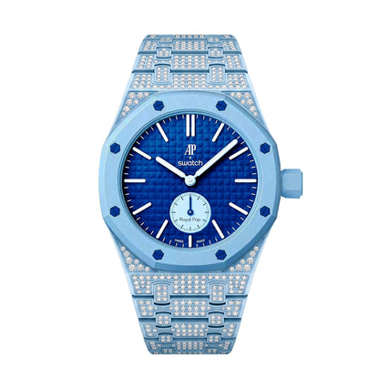 [Elite]Royal Oak Pop Exclusive Bioceramic Case & Bioceramic Strap Full Diamond
