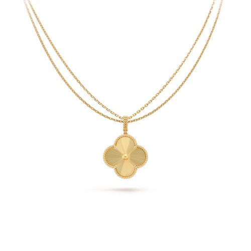 [Elite]CLOVER 25MM PEDANT NECKLACE GOLD