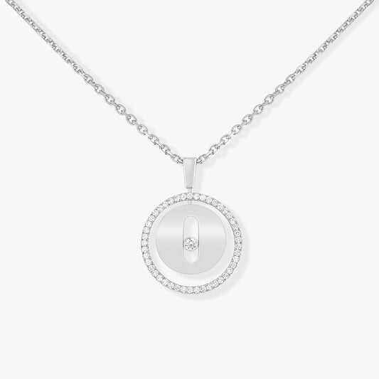 [Elite]LUCKY MOVE PM NECKLACE SILVER DIAMOND