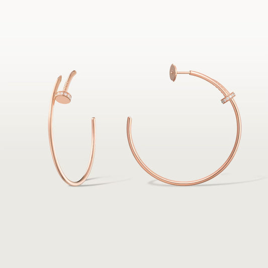 [Elite]JUSTE HALF DIAMOND LARGE EARRINGS