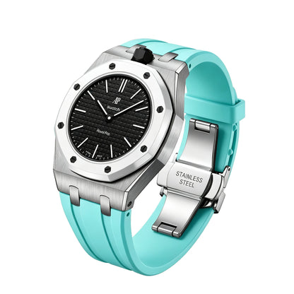 [Elite]Royal Oak Pop Exclusive Steel Case & Silicone Strap With Cradle