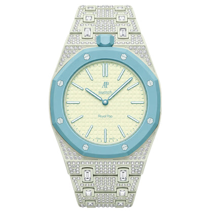 [Elite]Royal Oak Pop Exclusive Bioceramic Case & Bioceramic Strap Full Diamond