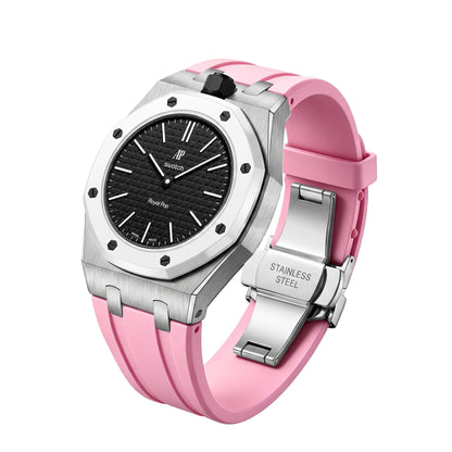 [Elite]Royal Oak Pop Exclusive Steel Case & Silicone Strap With Cradle