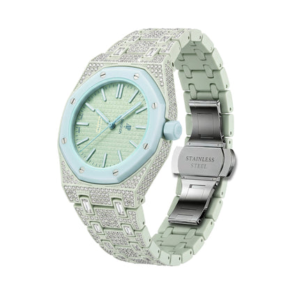 [Elite]Royal Oak Pop Exclusive Bioceramic Case & Bioceramic Strap Full Diamond
