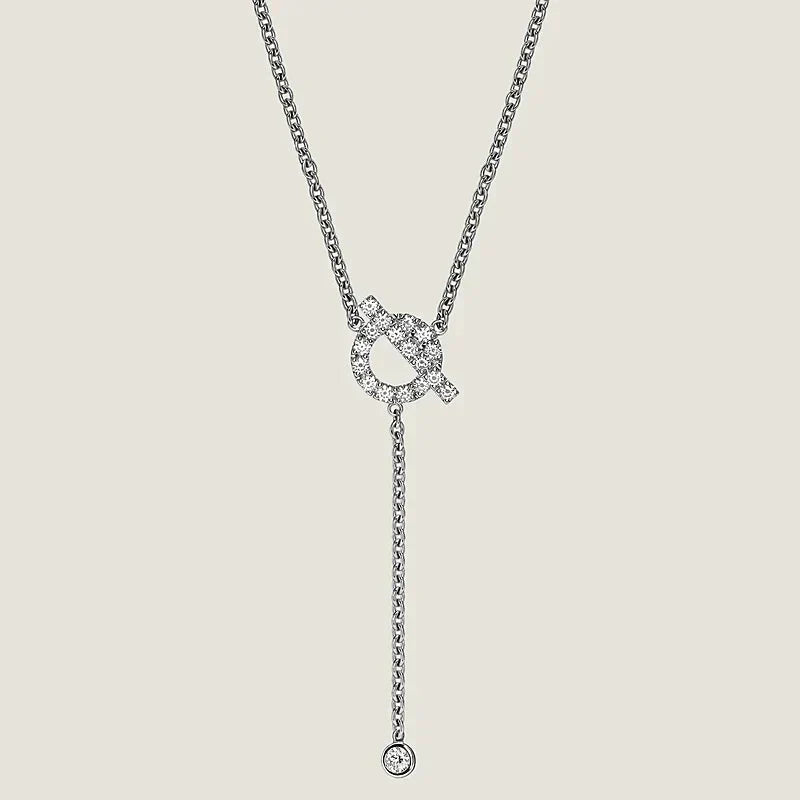 [Elite]FINESSE SILVER DIAMOND NECKLACE