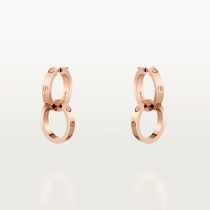 [Elite]LOVE 3.3MM DANGLE EARRINGS