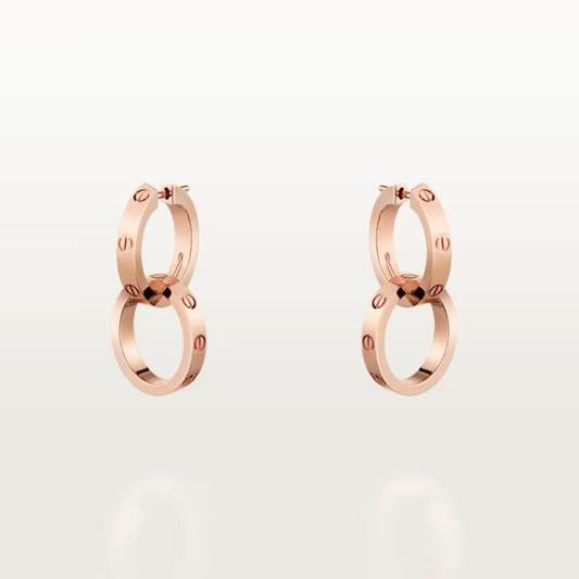 [Elite]LOVE 3.3MM DANGLE EARRINGS