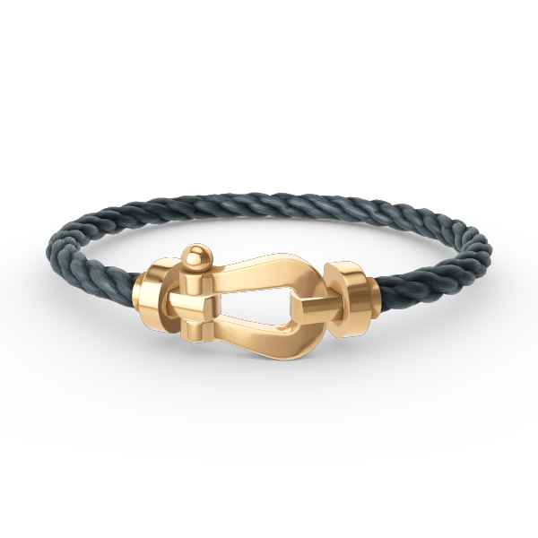 [Elite]FORCE LARGE HORSESHOE NO DIAMOND BRACELET GOLD