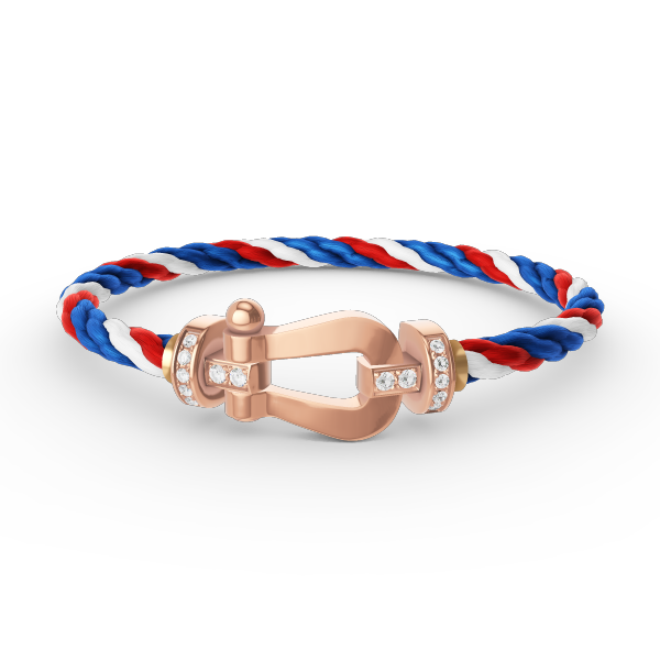 [Elite]FORCE LARGE HORSESHOE HALF DIAMOND BRACELET ROSE GOLD