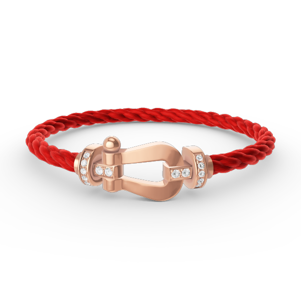 [Elite]FORCE LARGE HORSESHOE HALF DIAMOND BRACELET ROSE GOLD