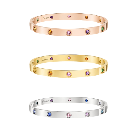 [Elite]2026 RAINBOW LOVE BRACELET 6.1MM  10 DIAMONDS
