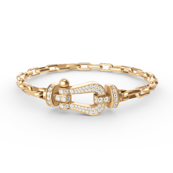 [Elite]FORCE LARGE HORSESHOE CLASP  METAL BRACELET