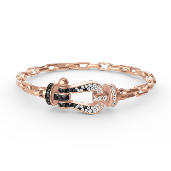 [Elite]FORCE LARGE HORSESHOE CLASP  METAL BRACELET