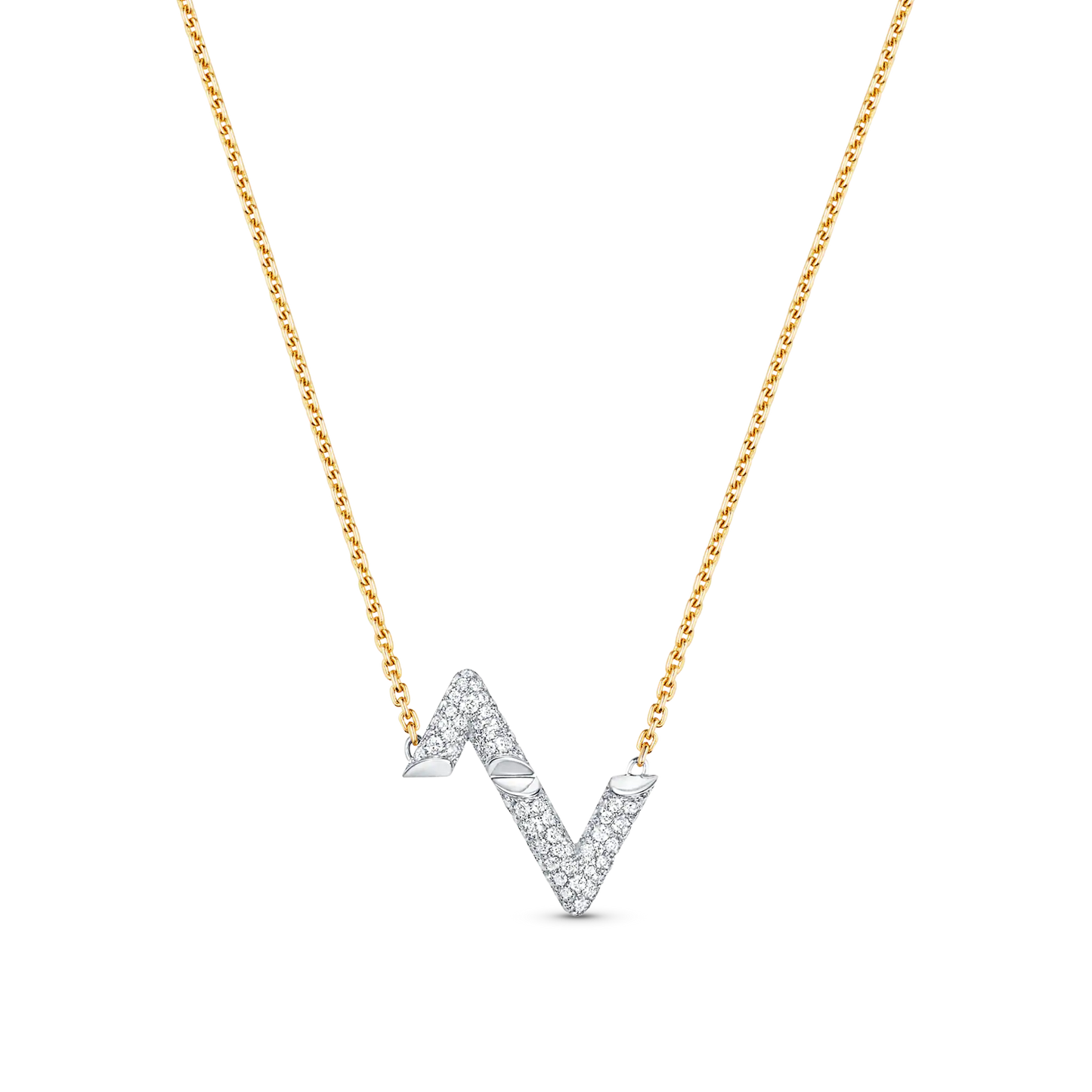[Elite]VOLT SILVER DIAMOND PEDANT NECKLACE