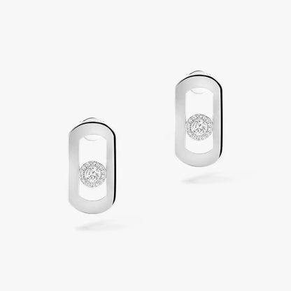 [Elite]So Move Diamond Earrings in Yellow Gold