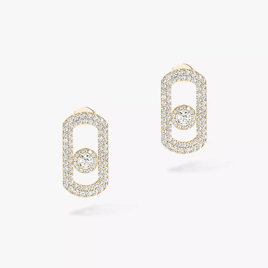 [Elite]So Move Pave_-Set Diamond Earrings in Silver