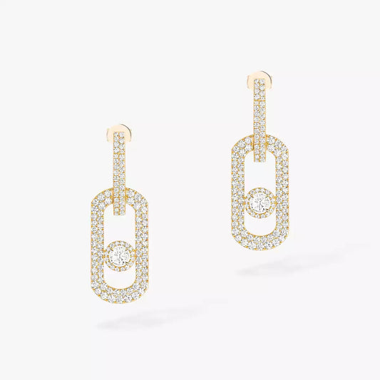 [Elite]So Move XL Pave_-Set Diamond Pendant Earrings