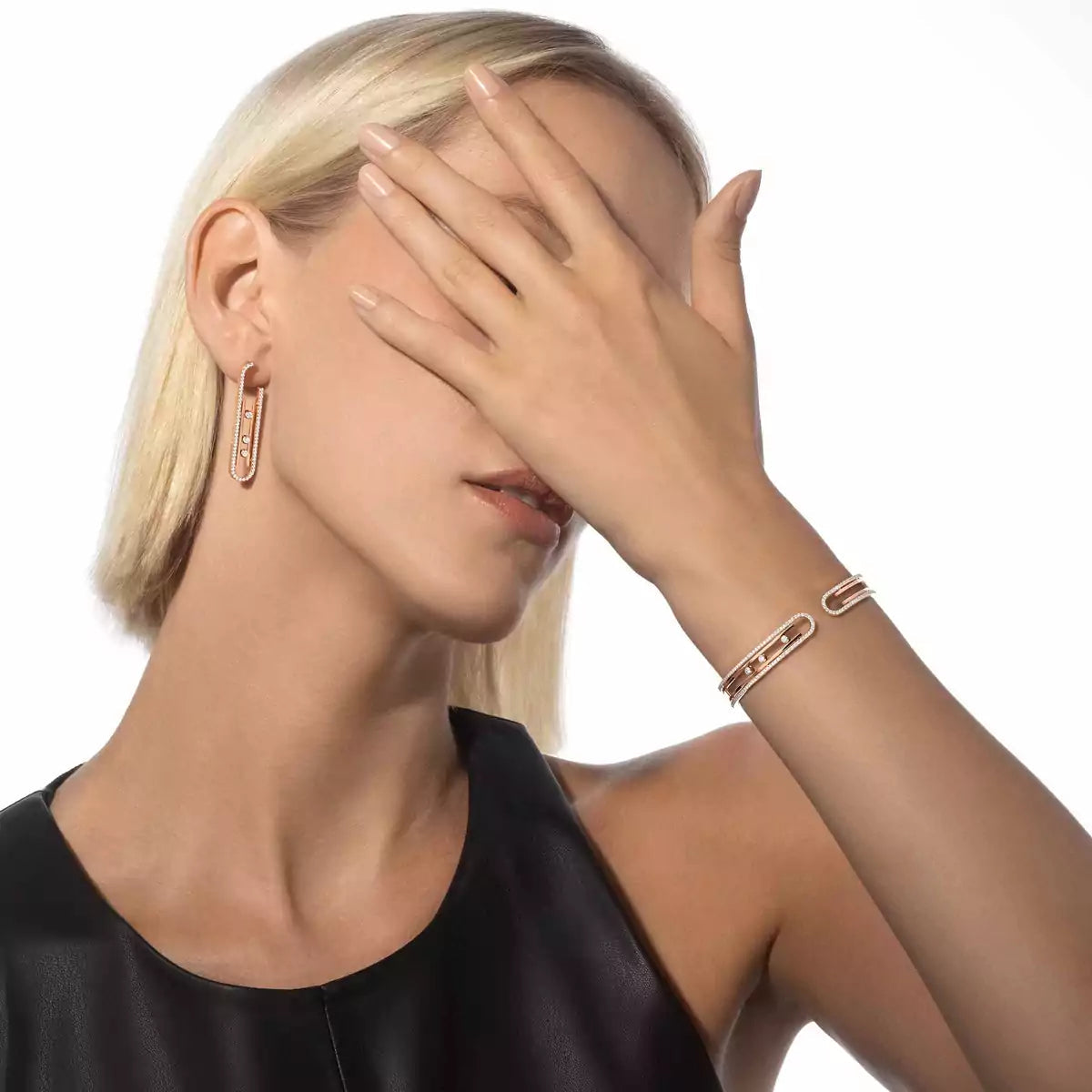 [Elite]Diamond Pendant Earrings Move 10Th