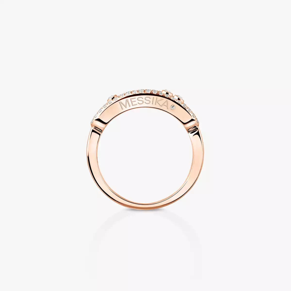 [Elite] Baby Move Gold Diamond Pave_ Ring