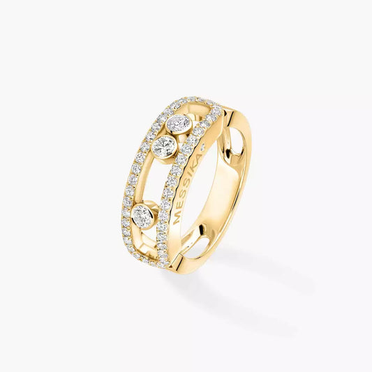 [Elite] Move Gold Diamond Pave_ Ring