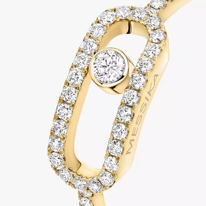 [Elite]Move Uno Diamond Ring in Gold
