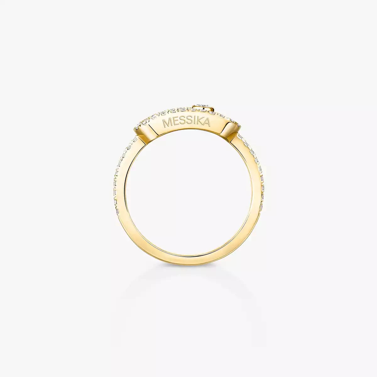 [Elite]Move Uno Diamond Ring in Gold