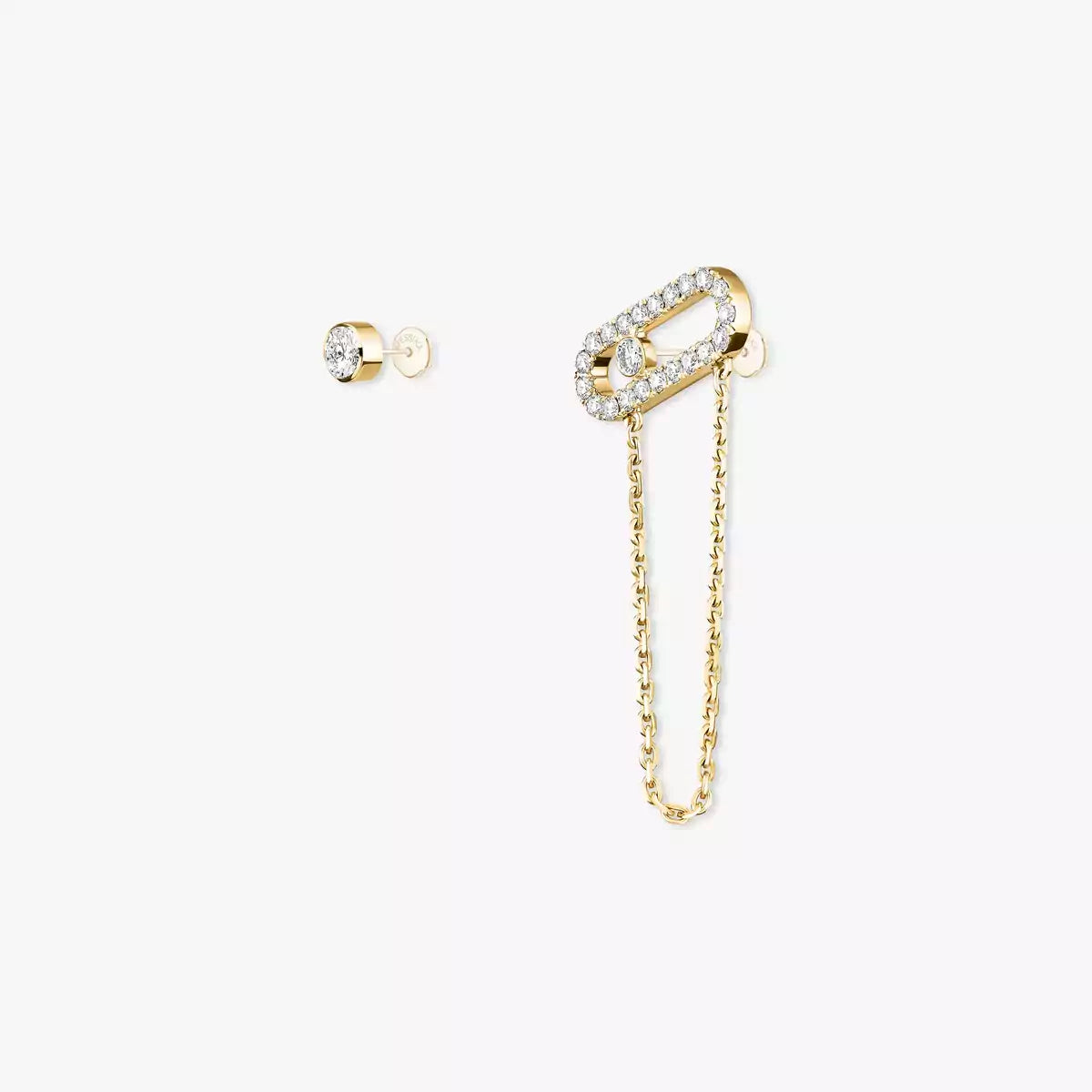 [Elite]Move Uno Diamond Earrings