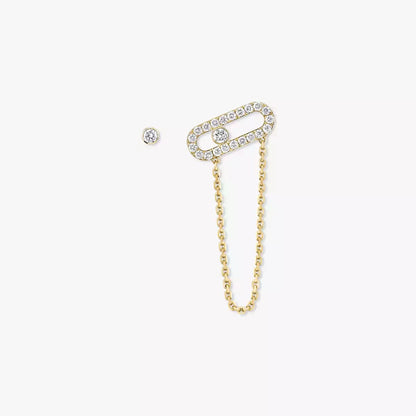 [Elite]Move Uno Diamond Earrings
