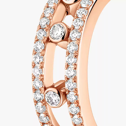 [Elite]Diamond Pave_ Hoop Earrings Move