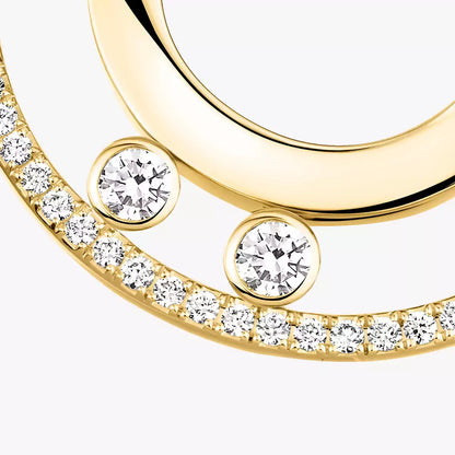 [Elite]Move Romane Small Diamond Hoop Earrings