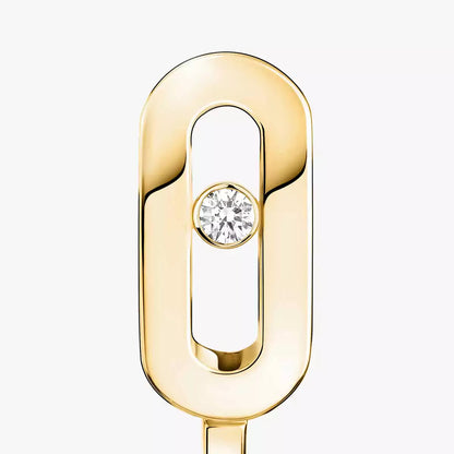 [Elite]Diamond Mini Hoop Earrings Move Classique