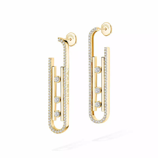 [Elite]Diamond Pendant Earrings Move 10Th