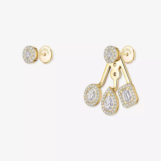 [Elite] My Twin Trio  Diamond Earrings