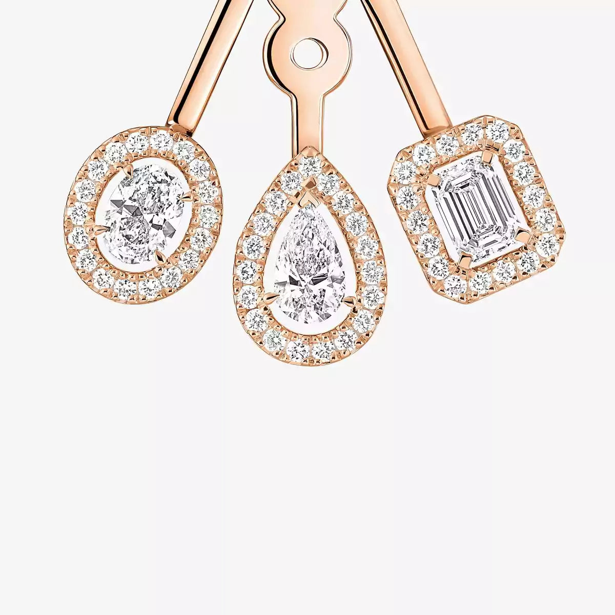 [Elite] My Twin Trio  Diamond Earrings