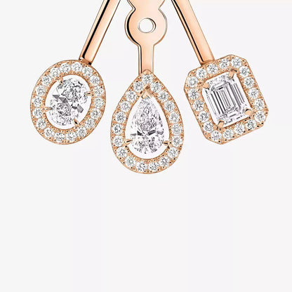 [Elite] My Twin Trio  Diamond Earrings
