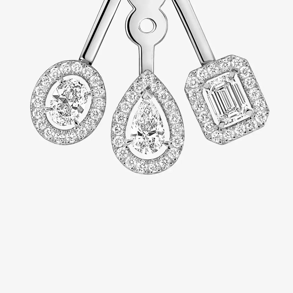 [Elite] My Twin Trio  Diamond Earrings