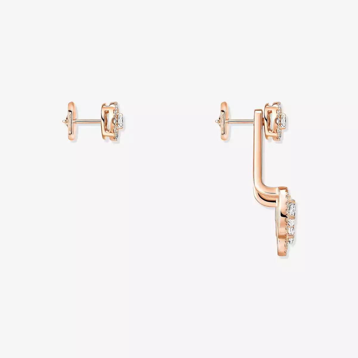 [Elite] My Twin Trio  Diamond Earrings