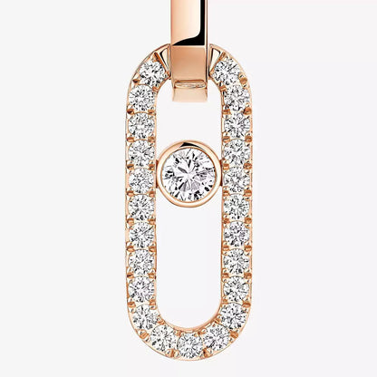 [Elite]Move Link Diamond Earrings
