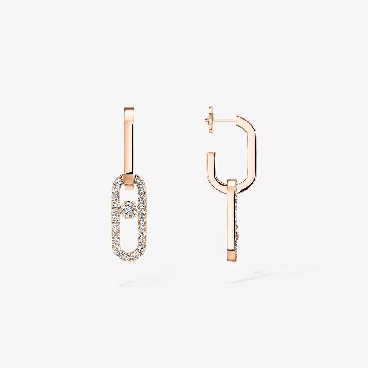 [Elite]Move Link Diamond Earrings