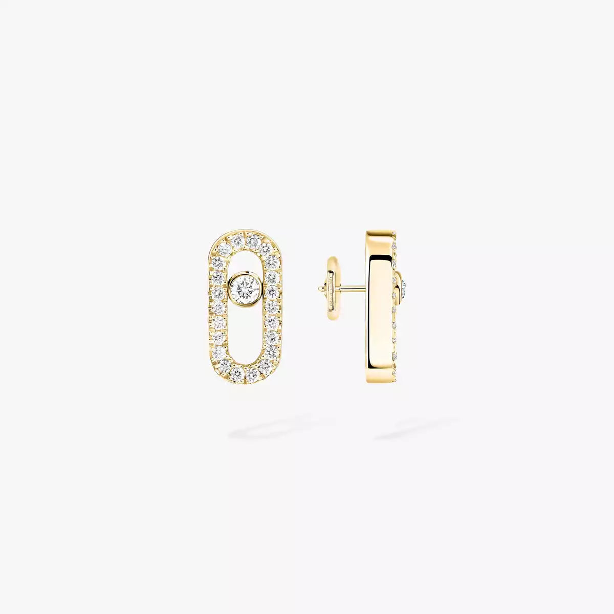 [Elite]Move Uno Diamond Earrings