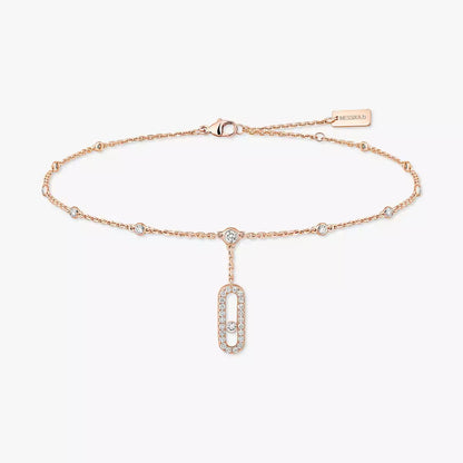 [Elite] Move Uno pavé ankle bracelet