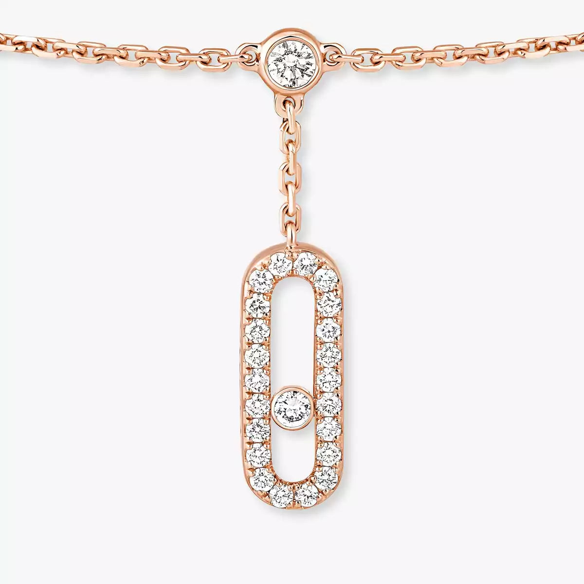 [Elite]Move Uno pavé ankle bracelet