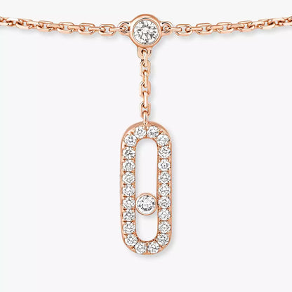 [Elite] Move Uno pavé ankle bracelet