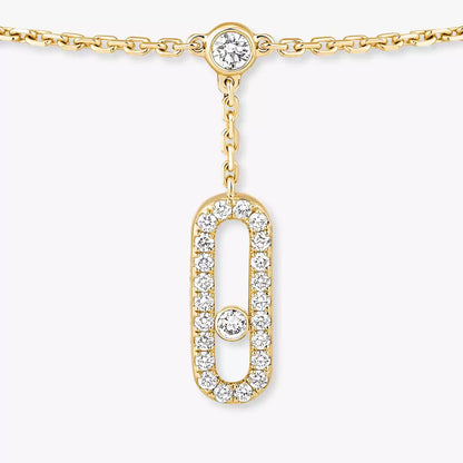 [Elite] Move Uno pavé ankle bracelet