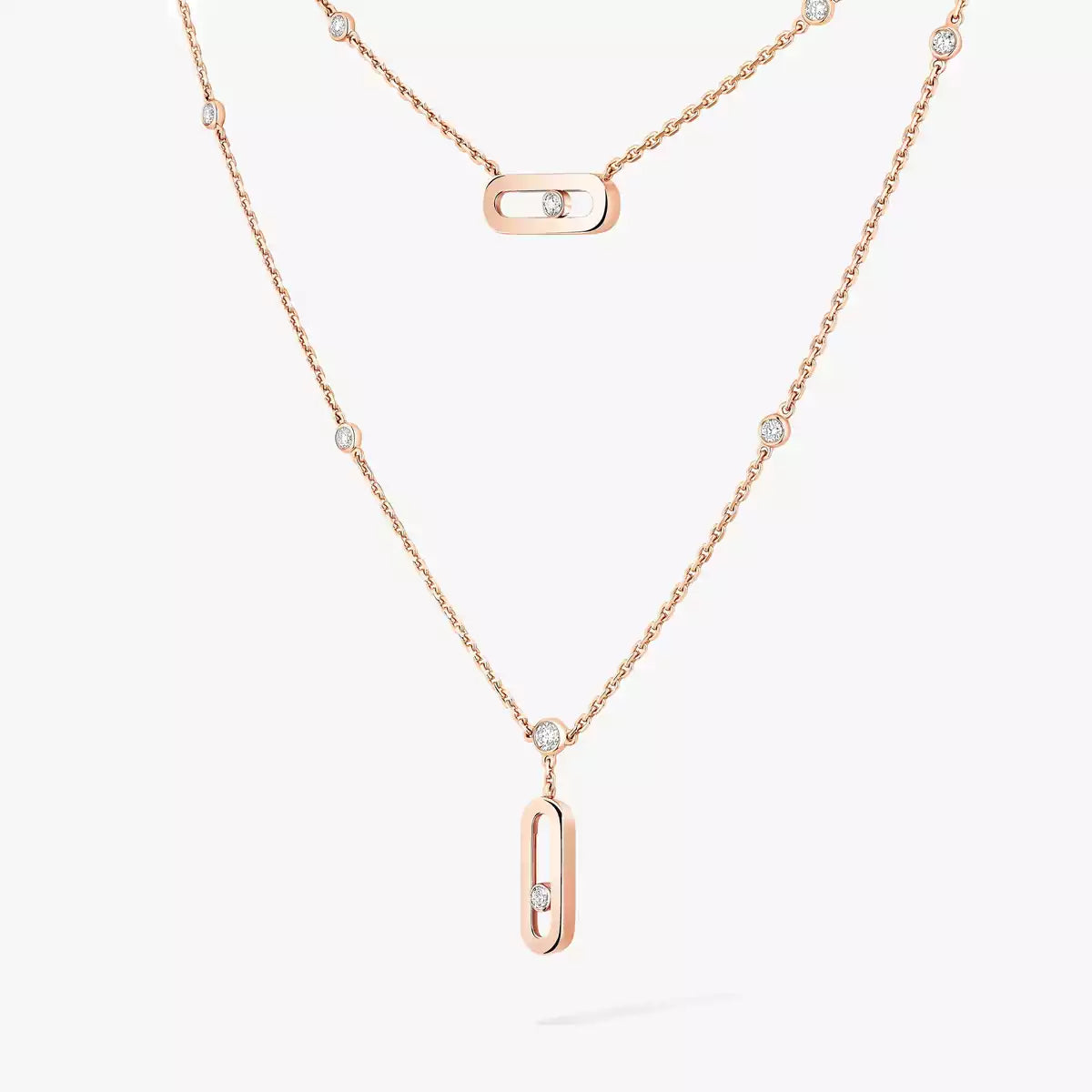 [Elite] Move Uno Diamond Necklace