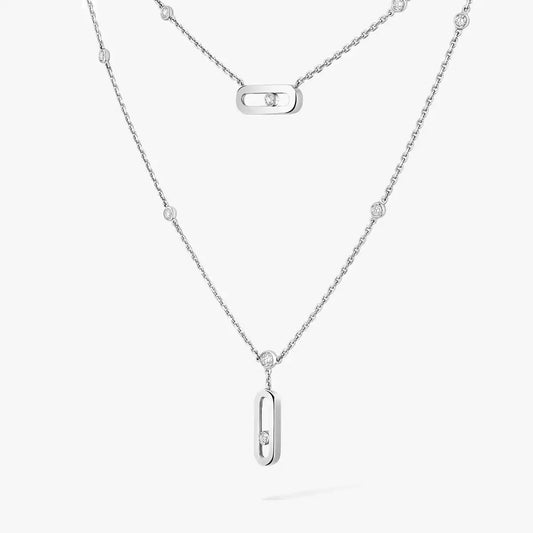 [Elite] Move Uno Diamond Necklace