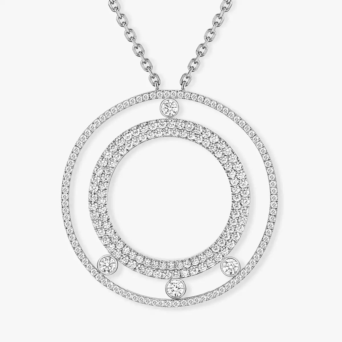 [Elite]Move Romane Long Pave_-Set Diamond Necklace