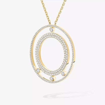 [Elite]Move Romane Long Pave_-Set Diamond Necklace
