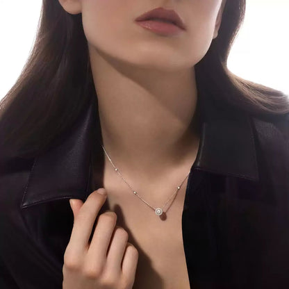 [Elite]Diamond Necklace 0,20ct Brilliant Shape Joy