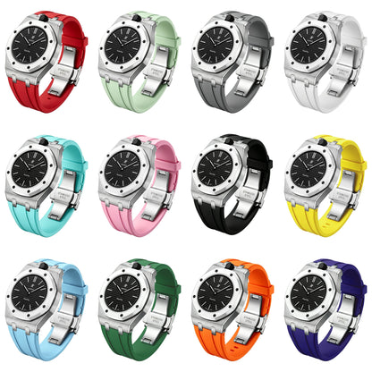 [Elite]Royal Oak Pop Exclusive Steel Case & Silicone Strap With Cradle